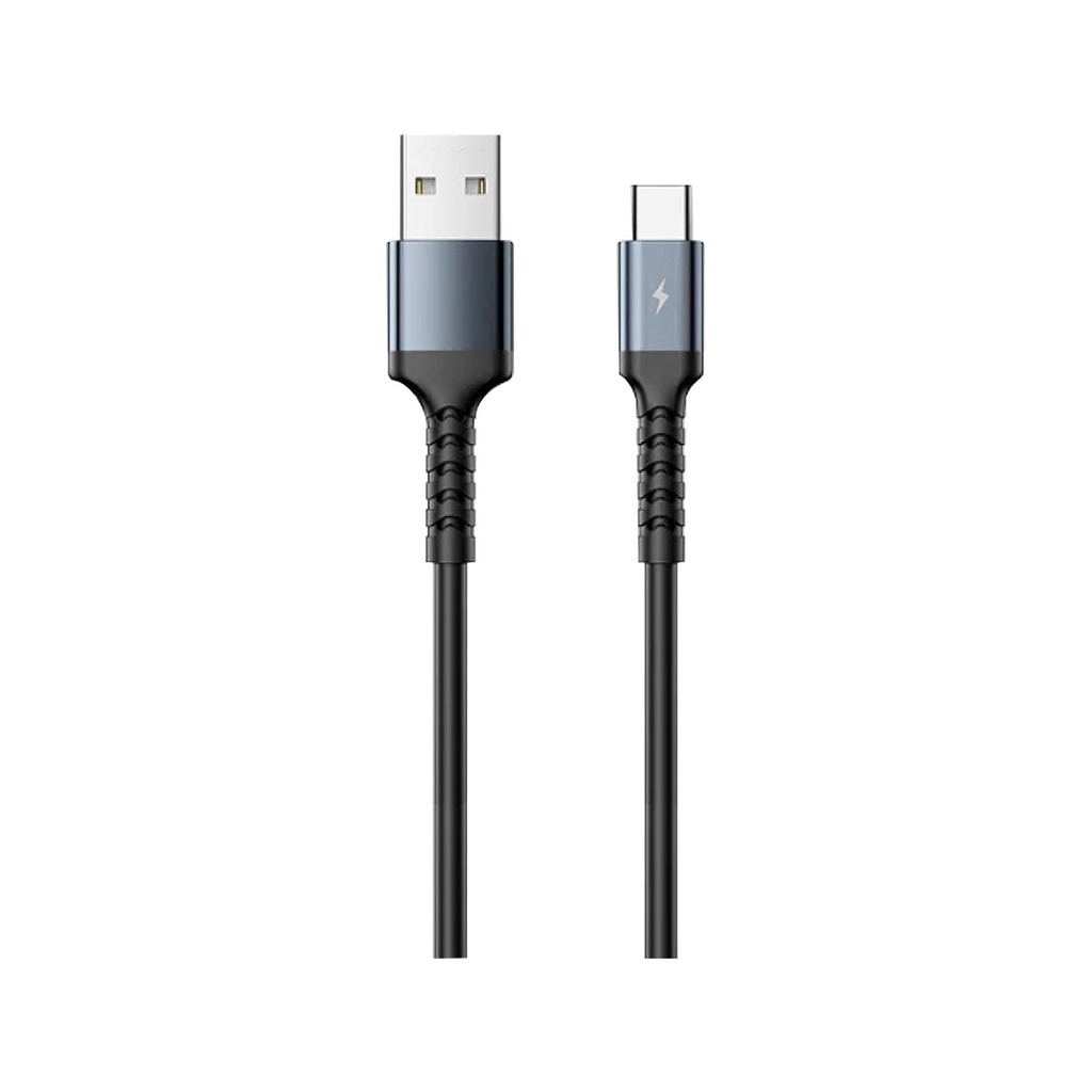 CABLE DE DATOS TYPCE C,ALUMINIO ELÁSTICO (1M) REMAX RC-C008 A-C KAYLA 2 ...